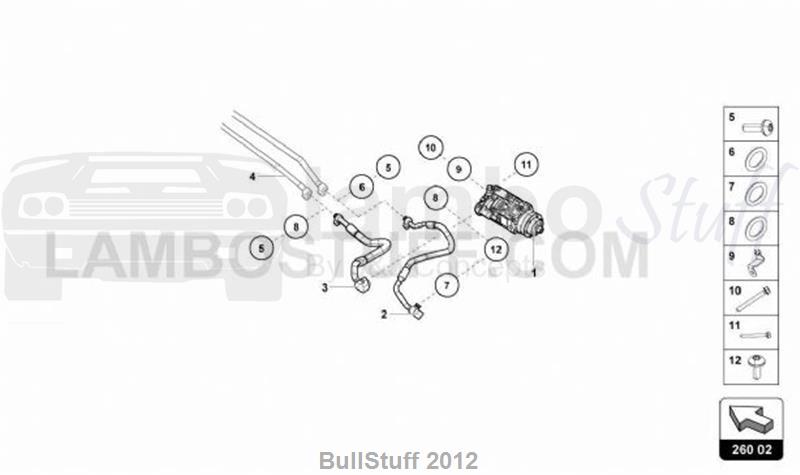 2016 Lamborghini HURACAN ZHONG 600-4 COUPE ARABIA A/C COMPRESSOR (260.02.00)